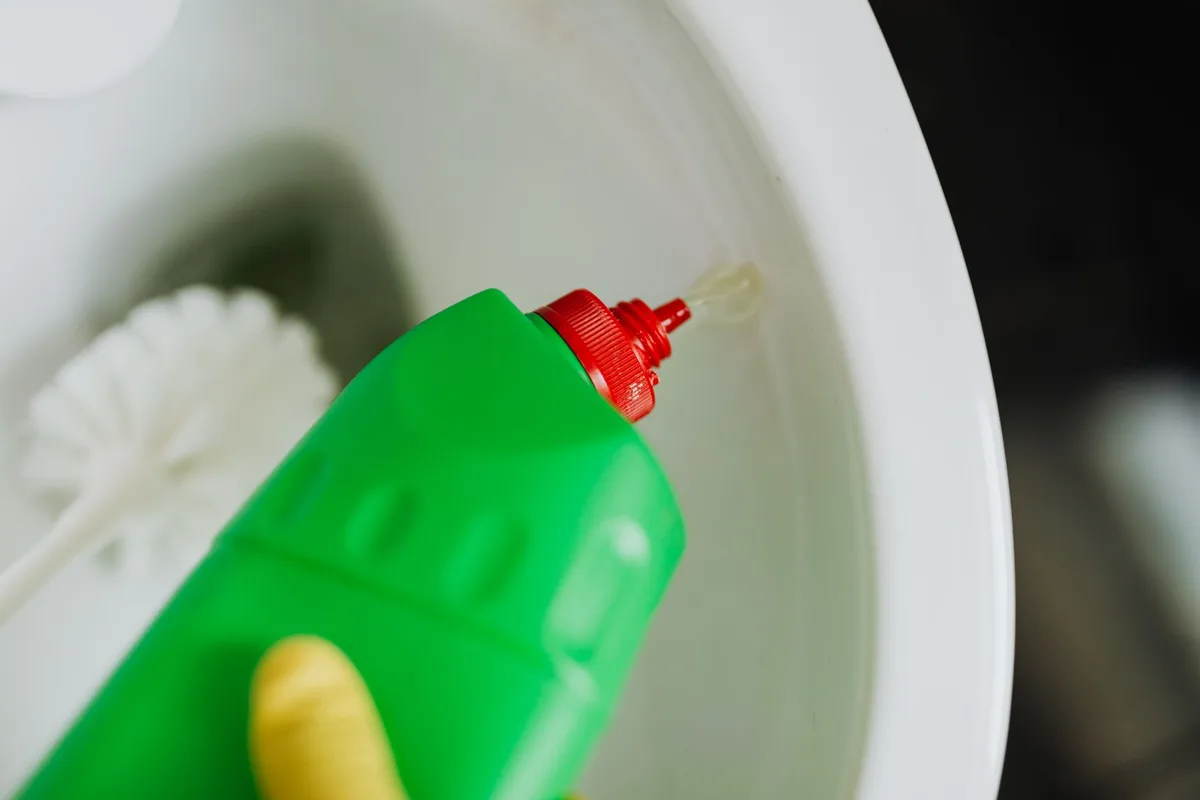 drain cleaner toilet hazard