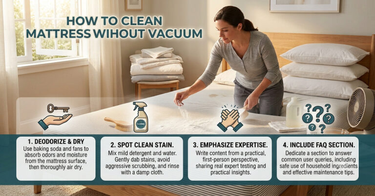 How To Clean Mattress Without Vacuum Cleaner