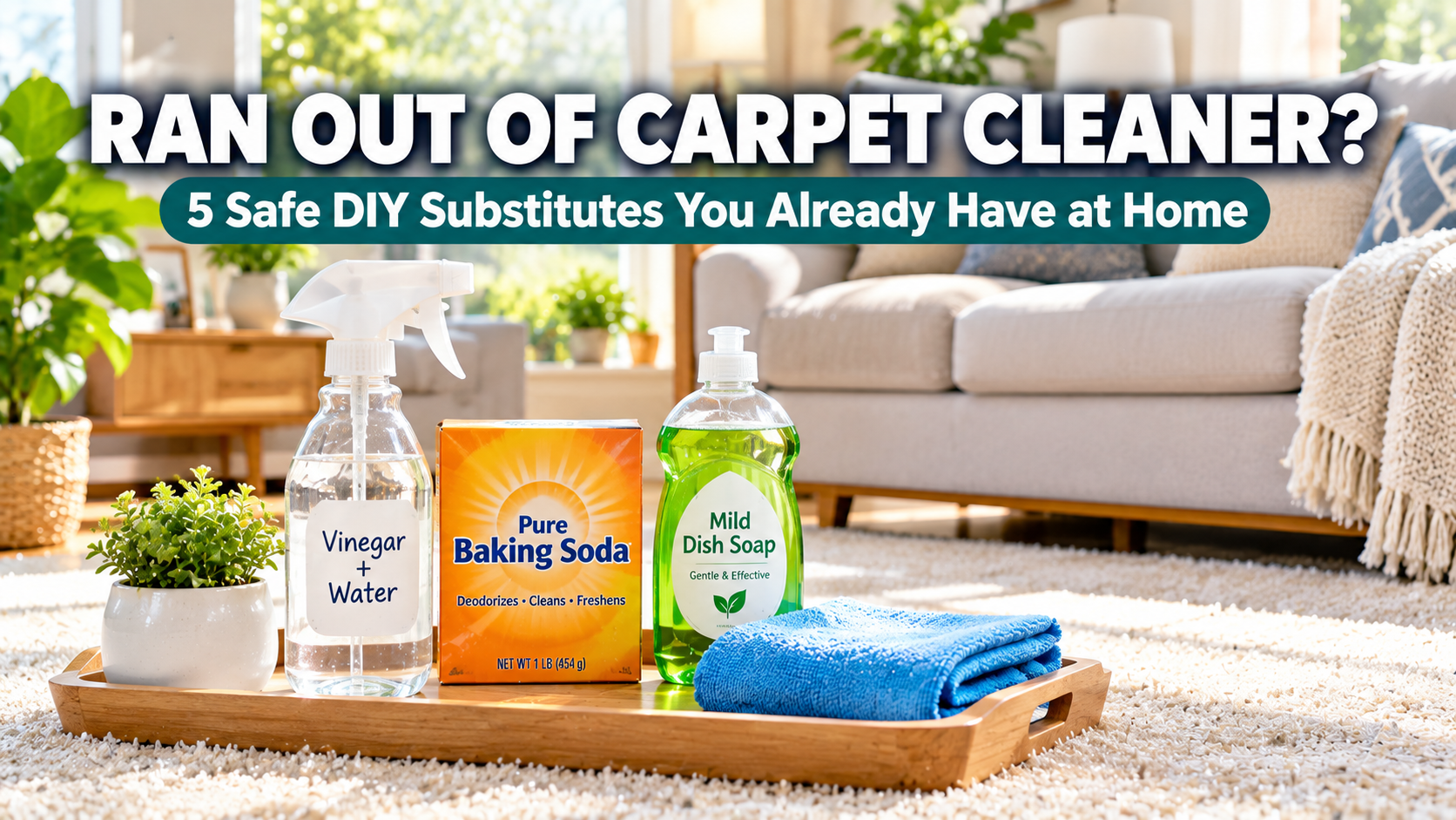 Ran Out Of Carpet Cleaner What Can I Use