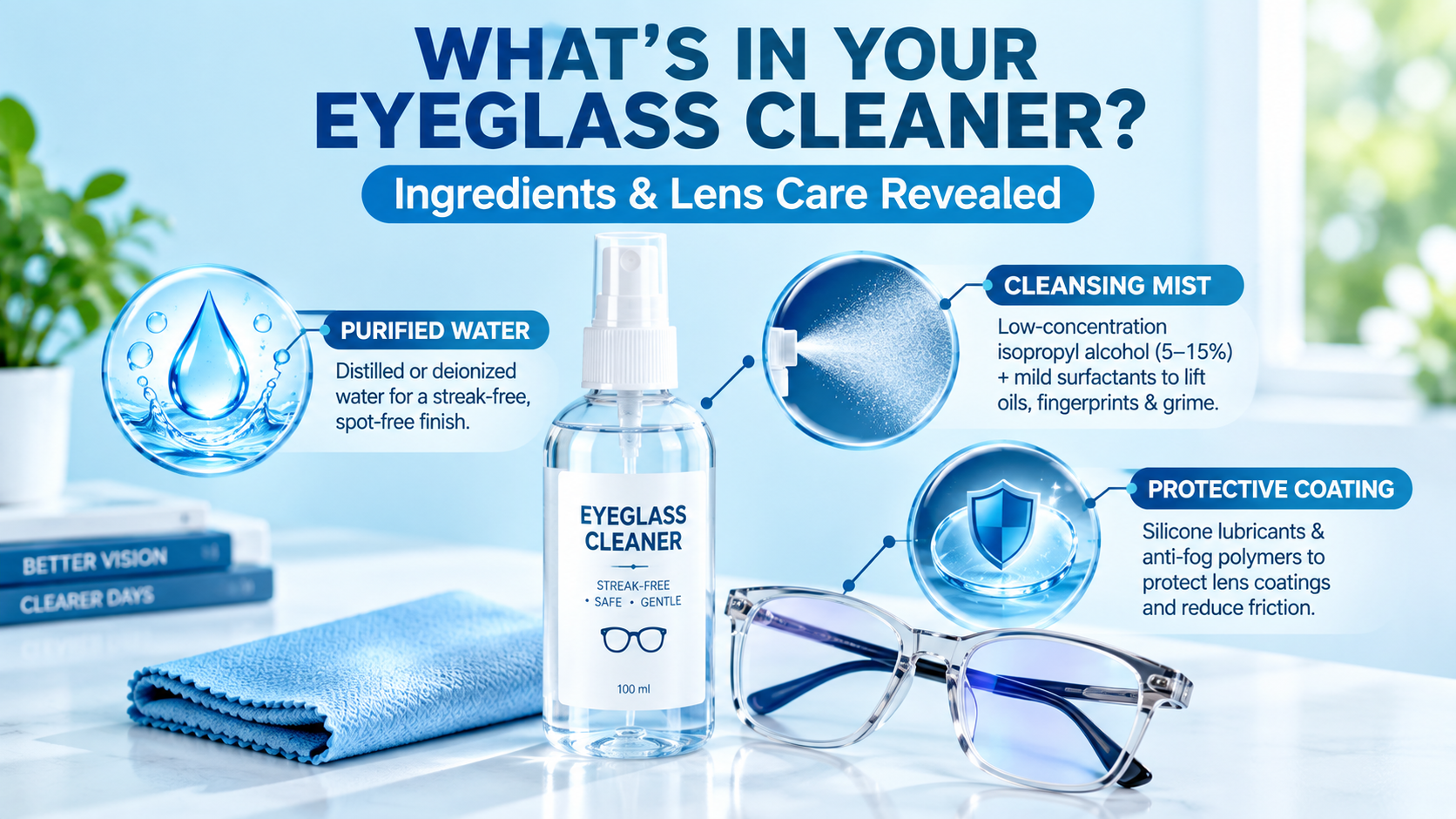 What Is In Eyeglass Cleaner Spray