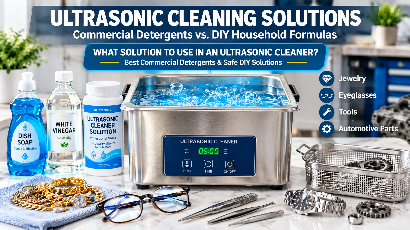 What Solution To Use In Ultrasonic Cleaner