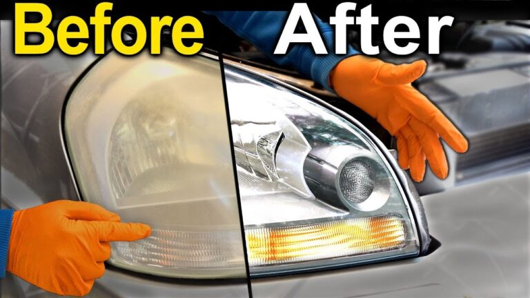 What Cleans Headlights On a Car